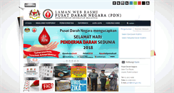 Desktop Screenshot of pdn.gov.my